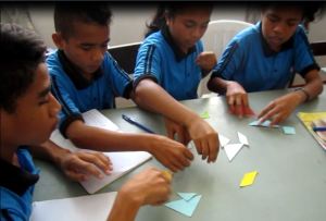 Atividade realizada com alunos do 5º ano da Escola Básica Central de Díli